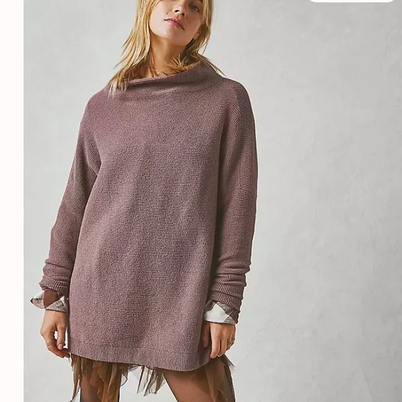 NWT Ottoman Slouchy Tower Tunic in Nutmeg - Picture 3 of 11